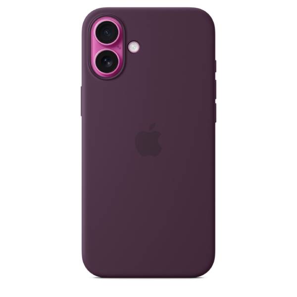 APPLE Θήκη Σιλικόνης Με MagSafe Για iPhone 16 Plus Smartphone, Plum Μωβ | Apple| Image 3