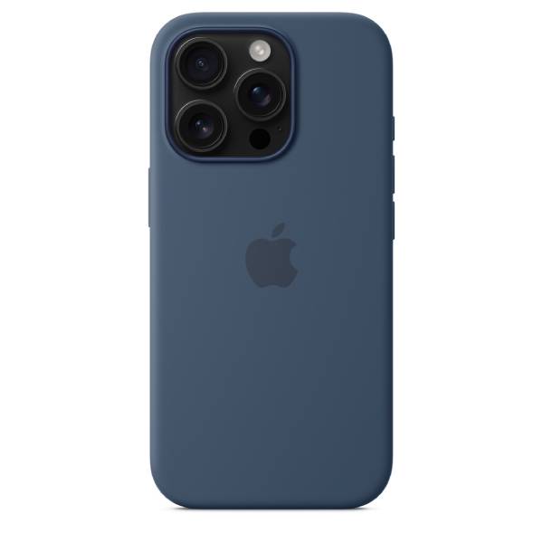 APPLE Θήκη Σιλικόνης Με MagSafe Για iPhone 16 Pro Smartphone, Denim Μπλε | Apple| Image 4