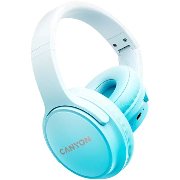 CANYON Over-Ear OnRiff 4 Wireless Headphones with Microphone, Blue  | Canyon| Image 3