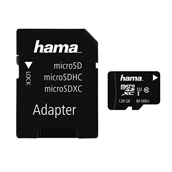 ΗΑΜΑ Micro SDXC Κάρτα Μνήμης 128GB Class10 80MB/S