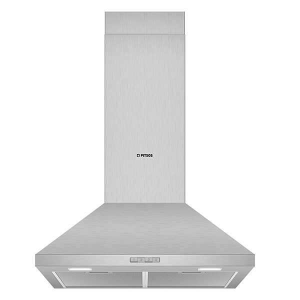 PITSOS PTP6D45G Chimney Hood, 60 cm