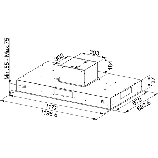 FRANKE FCBI 1204 C X Aπορροφητήρας Νησίδα, Inox | Franke| Image 2