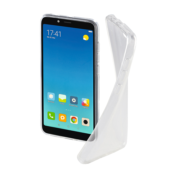 HAMA 00187317 Cover for RedMi 6/6A Smartphone, Transparent