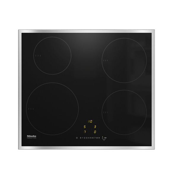 MIELE KM7201 FR Eπαγωγική Εστία με Χειριστήρια, Aνοξείδωτο Ατσάλι | Miele