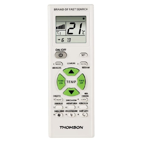 THOMSON ROC1205 Universal Τηλεχειριστήριο για Κλιματιστικά