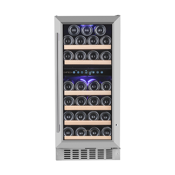 TEMPTECH WPQ38DCS Premium Wine Cooler, 32 Bottles