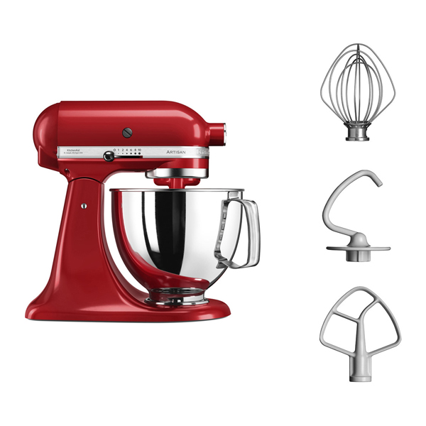 KITCHENAID 5KSM125BER Κουζινομηχανή, Κόκκινο | Kitchenaid| Image 2