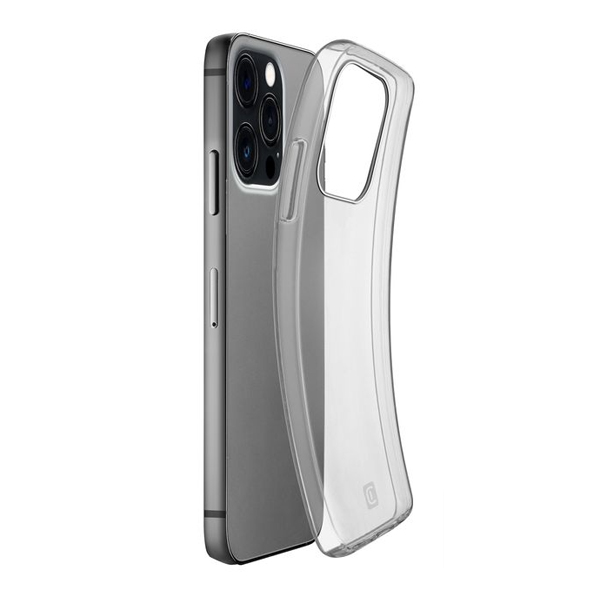 CELLULAR LINE Fine Silicone Case for iPhone 13 Pro Smartphone, Transparent | Cellular-line| Image 3