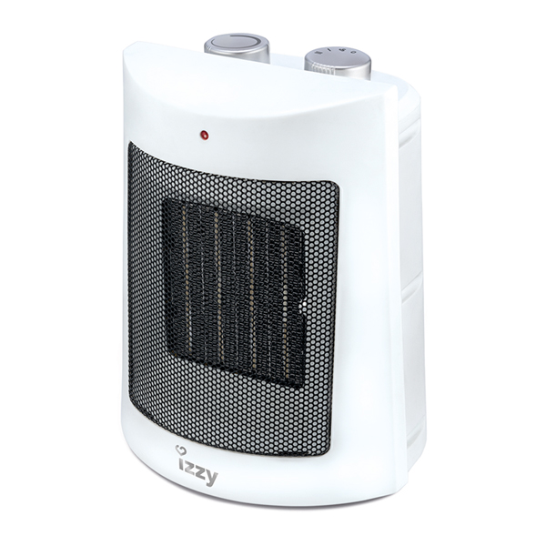 IZZY 223340 Ceramic Fan Heater, White | Izzy| Image 2