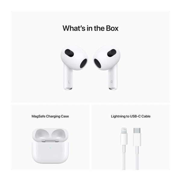 APPLE MME73ZM/A AirPods 3ης Γενιάς με Θήκη Φόρτισης MagSafe | Apple| Image 5