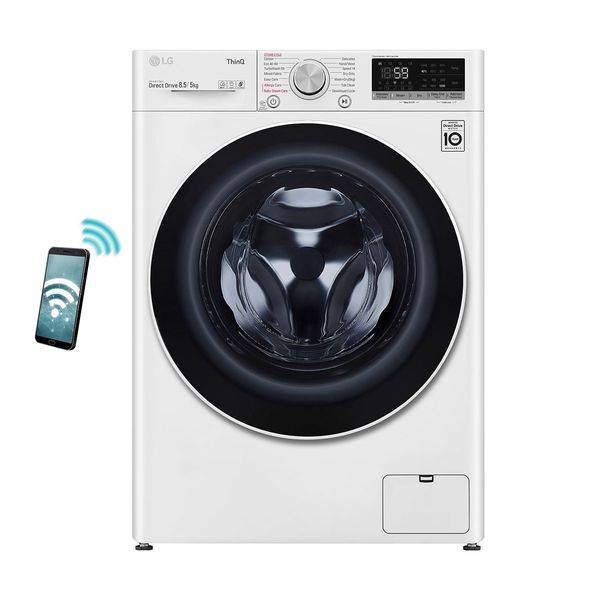 LG W/D F2DV5S8H0E Washing Machine & Dryer 8.5Kg/5Kg