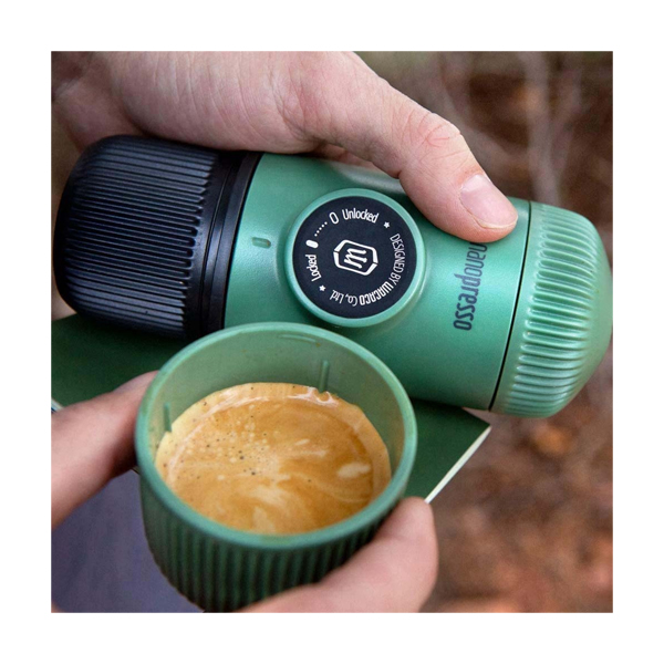 WACACO Nanopresso Φορητή Μηχανή Espresso Με Θήκη, Πράσινο | Wacaco| Image 4