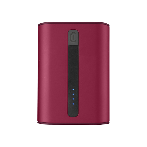 CELLULAR LINE Thunder Power Bank 10000 mAh, Red