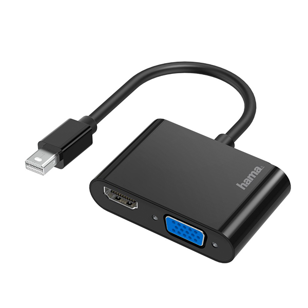 HAMA 00200330 Προσαρμογέας Bίντεο Mini DisplayPort σε HDMI και VGA