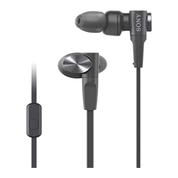 SONY MDRXB55APB.CE7 In-Ear Wired Headphones, Black