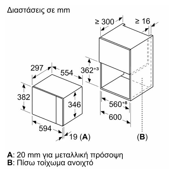 NEFF HLAWD23G0 Εντοιχιζόμενος Φούρνος Μικροκυμάτων | Neff| Image 4