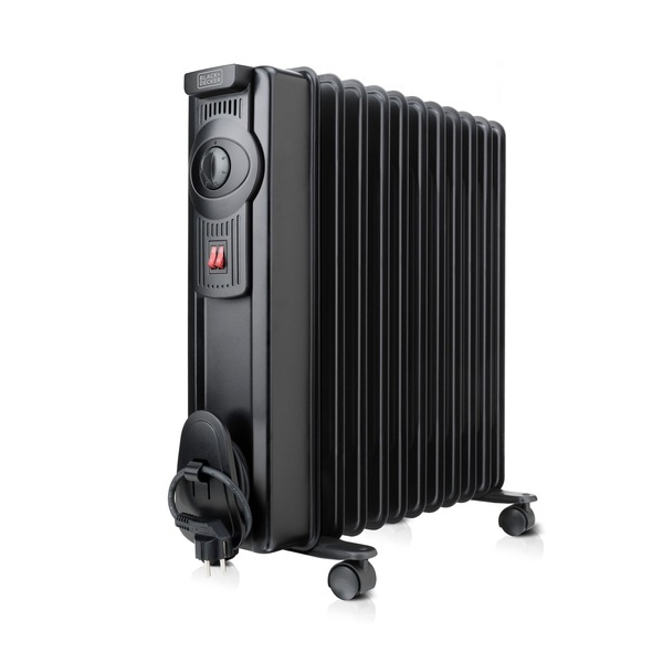 BLACK & DECKER BXRA2300E Oil Heater, Black