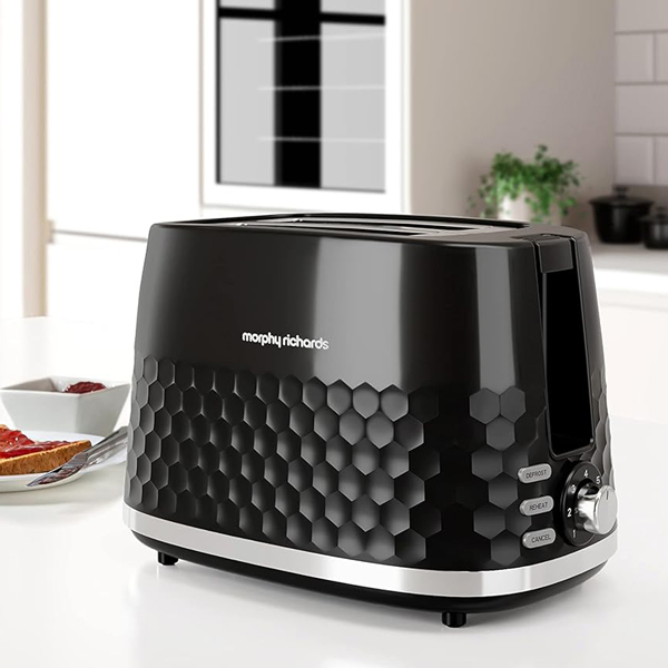 MORPHY RICHARDS 220031 Mr.Hive Toaster, Black | Morphy-richards| Image 3