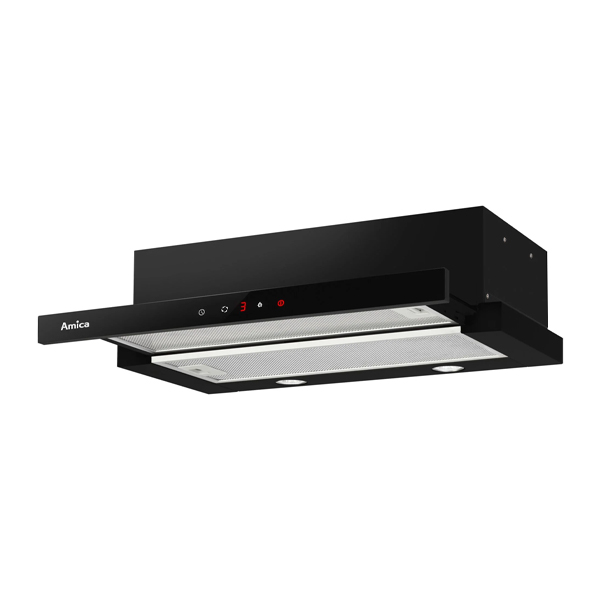 AMICA OTP6641BG Τelescopic Hood, Black