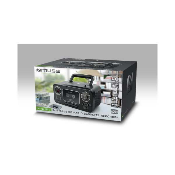 MUSE M-182 RDC Portable Cd Radio Cassette Recorder | Muse| Image 3