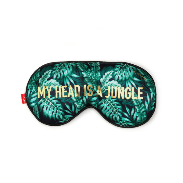 LEGAMI SEM0001 Sleep Mask My Head is a Jungle, Multicolor