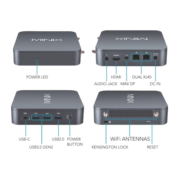 MINIX J51-C4 NEO Desktop Mini PC | Minix| Image 4