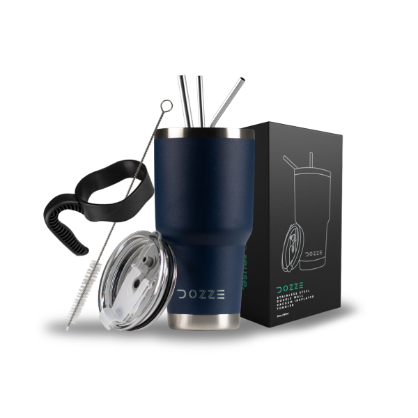 DOZZE Roamer Tumbler Ταξιδιωτικός Θέρμος, 880 ml, Ocean Μπλε | Dozze