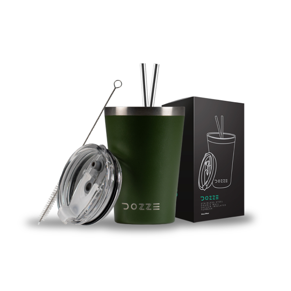 DOZZE Wander Tumbler Ταξιδιωτικός Θέρμος, 296 ml, Army Πράσινο