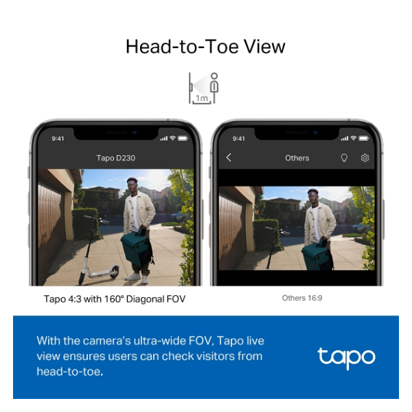 TP-LINK D230S1 Tapo Smart Θυροτηλέφωνο με Κουδούνι | Tp-link| Image 5