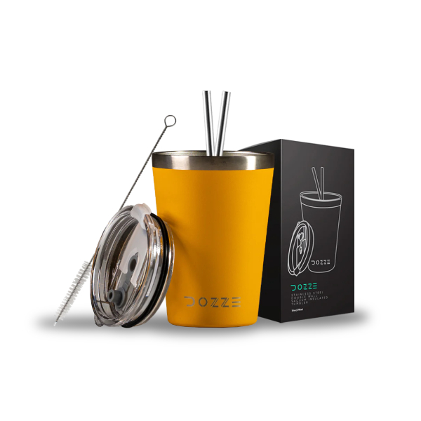 DOZZE Wander Tumbler Ταξιδιωτικός Θέρμος, 296 ml, Canary Κίτρινο