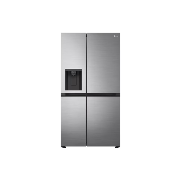 LG GSLV51PZXE Refrigerator Side by Side, With Water Τανκ, Silver