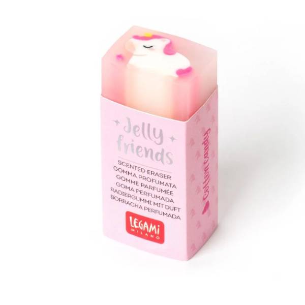 LEGAMI GP0001 Jelly Friends Scented Eraser, Unicorn | Legami| Image 2