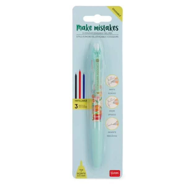 LEGAMI TEP0002 Erasable Gel Pen, Flowers | Legami| Image 3