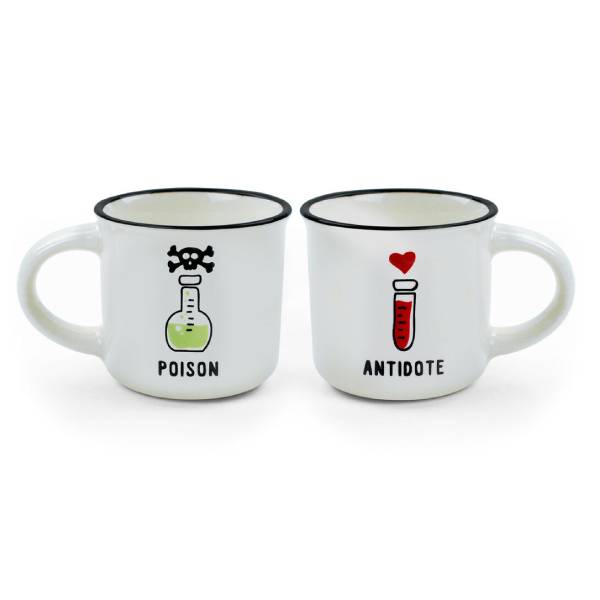 LEGAMI MM0007 Coffee Mugs, Poison & Antidote