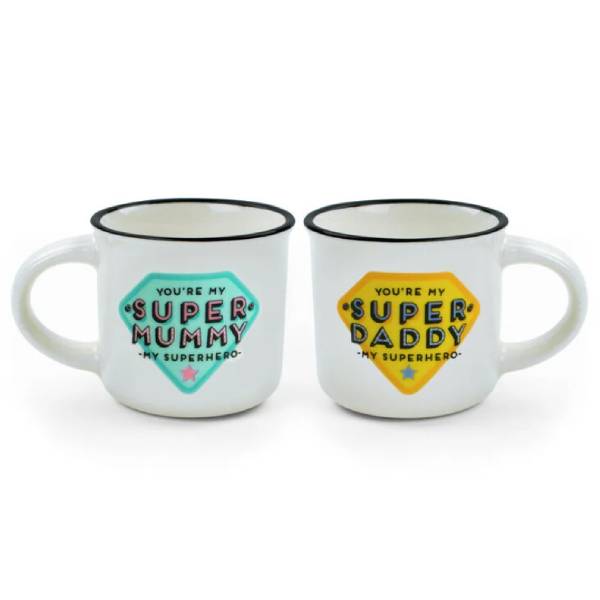 LEGAMI MM0015 Coffee Mugs, Mummy & Daddy