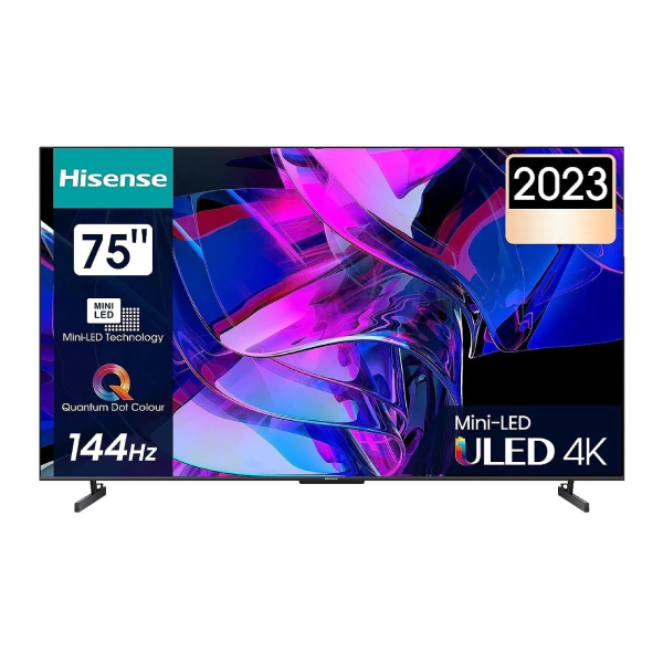 HISENSE 75U7KQ QLED MINI LED 4K UHD Smart TV, 75"