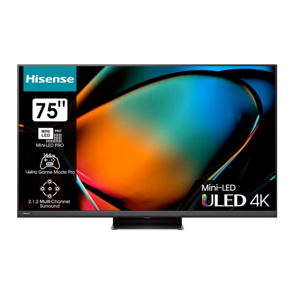 HISENSE 75U8KQ QLED MINI LED 4K UHD Smart TV, 75"