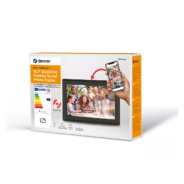 DENVER PFF-1021 Digital Photo Frame, Black | Denver| Image 3