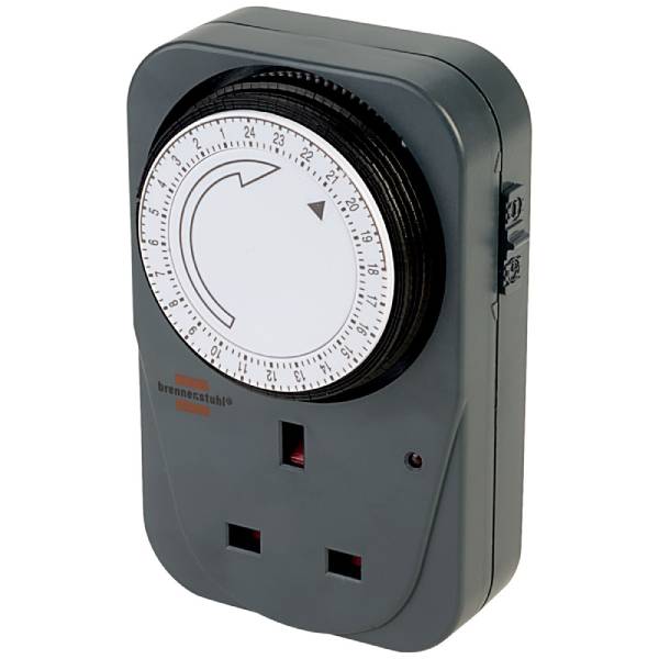 BRENNENSTUHL 24-Hour Timer Socket, UK