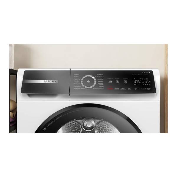 BOSCH WQB246D9GR Σειρά 8 Στεγνωτήριο Ρούχων με Αντλία Θερμότητας 9 kg, Άσπρο | Bosch| Image 2