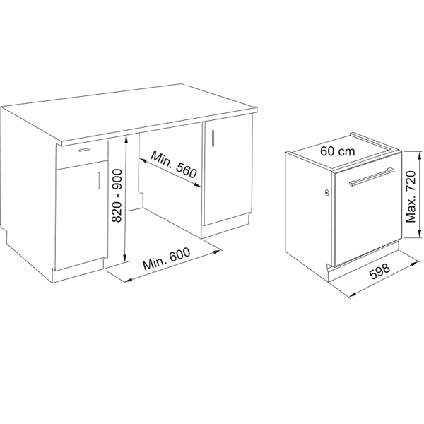 FRANKE FDW 614 E5P E Dishwasher, 60cm | Franke| Image 3