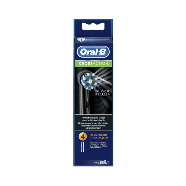 BRAUN Oral-B Crossaction Ανταλλακτικές Κεφαλές, 4 Τεμάχια