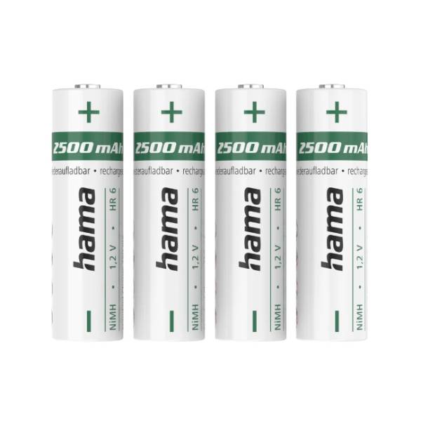 HAMA Rechargeable Batteries, 4 x AA