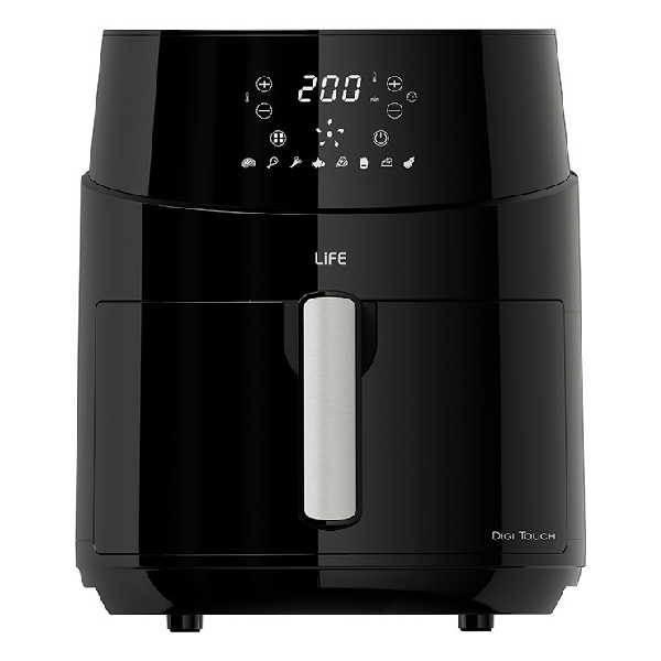 LIFE Digi Touch Air Fryer 4.5 Litres, Black