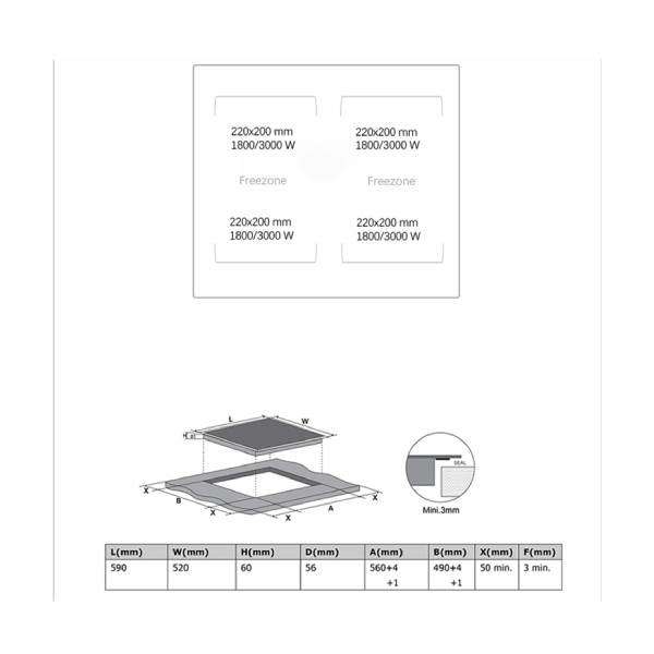 MIDEA MC-IF7222HICC Induction Hob | Midea| Image 2