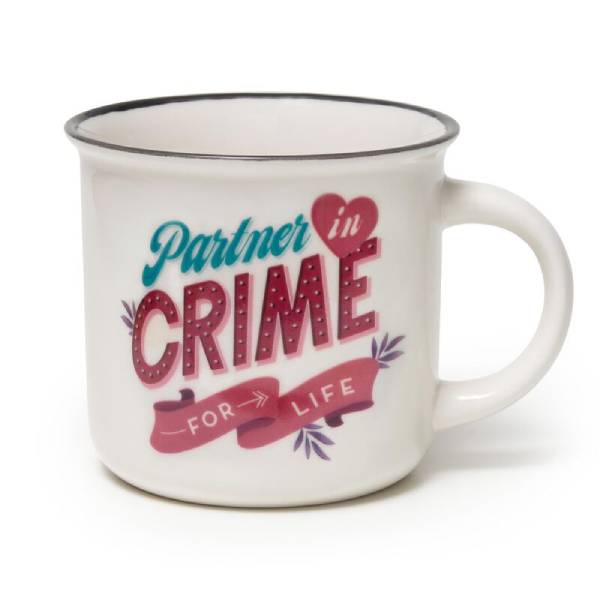 LEGAMI CUP0052 Cup-puccino Partner in Crime New Bone, Mug