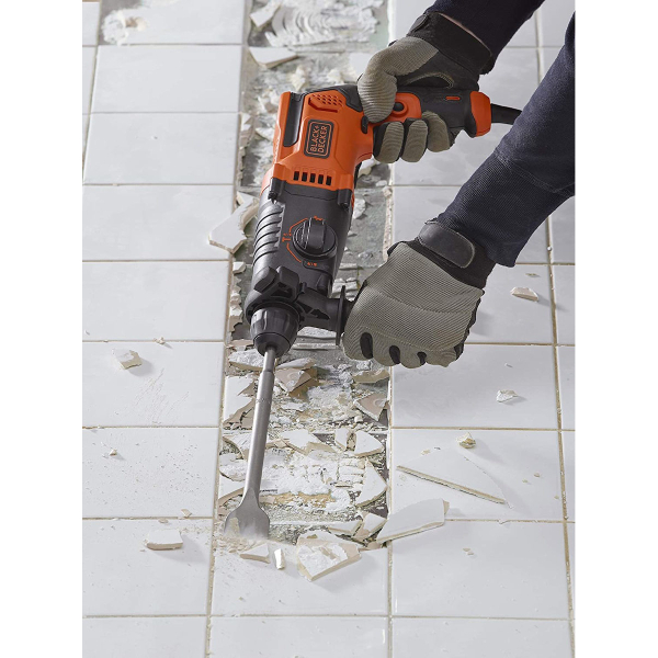 BLACK & DECKER BEHS01-QS Electric Rotary Hammer Drill 650W | Black-decker| Image 5