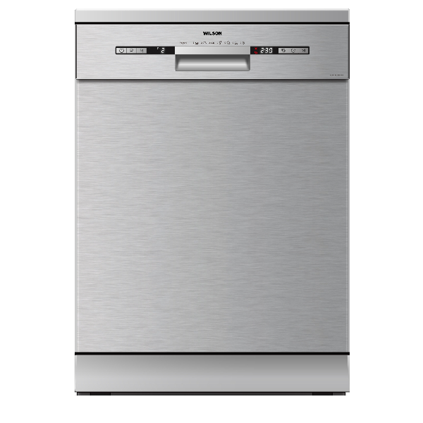 WILSON WDW1447SR4.UK Free Standing Dishwasher 60 cm, Inox