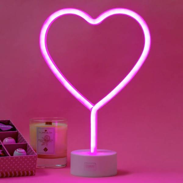 LEGAMI LL0003 Neon Effect LED Lamb - It's a Sign, Love | Legami| Image 2