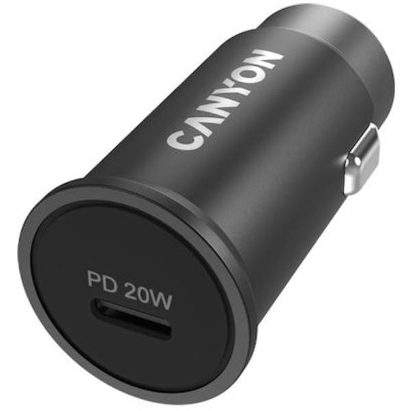 CANYON CNS-CCA20B Car Charger 20 Watt, Black 